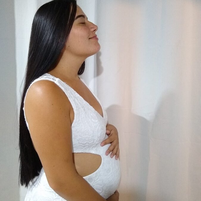 Laura Mayte, a bebê de Milena, foi enterrada nesta segunda-feira (20/9)