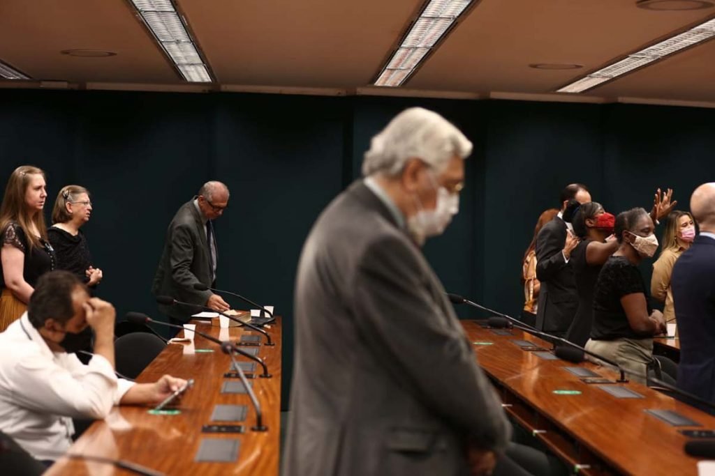 Frente Parlamentar Evangélica realiza culto no Plenário 10 da Câmara dos Deputados.