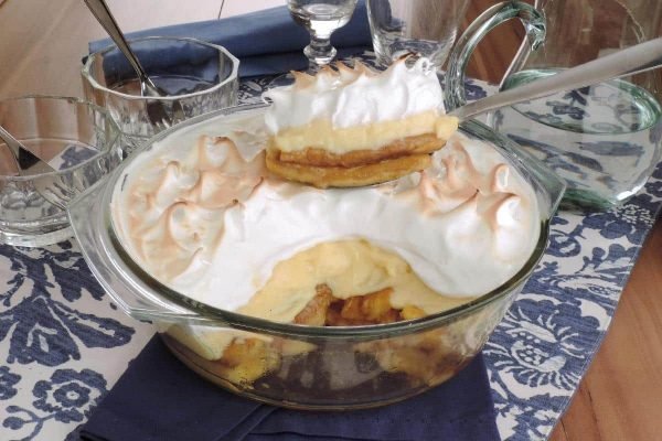 doce de banana na travessa