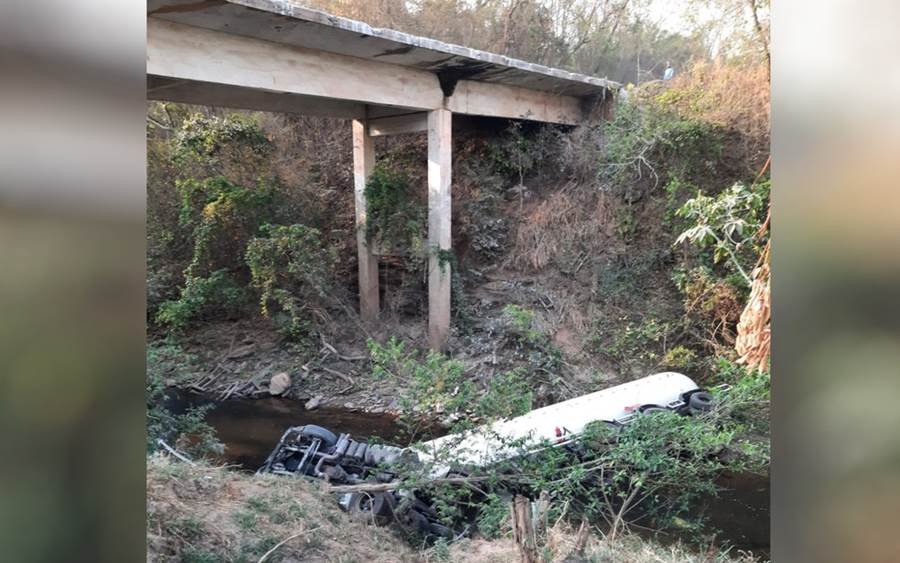 goias motorista cai da ponte e é atacado por abelhas