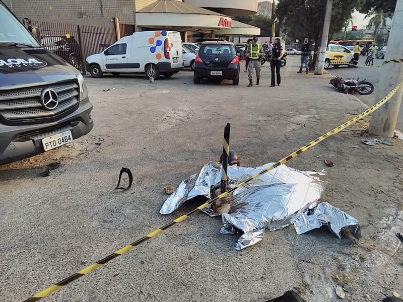 goias acidente mata motocilista