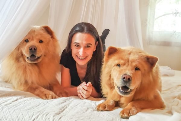 Fernanda Rabaglio e pets
