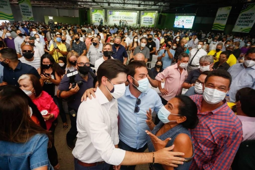 Ronaldo Caiado e Daniel Vilela: DEM e MDB anunciam aliança em Goiás