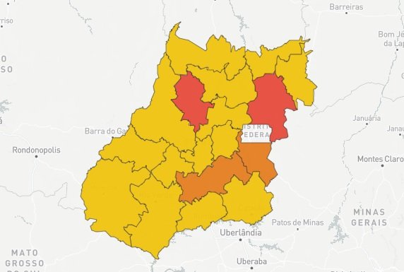 goias mapa da covid