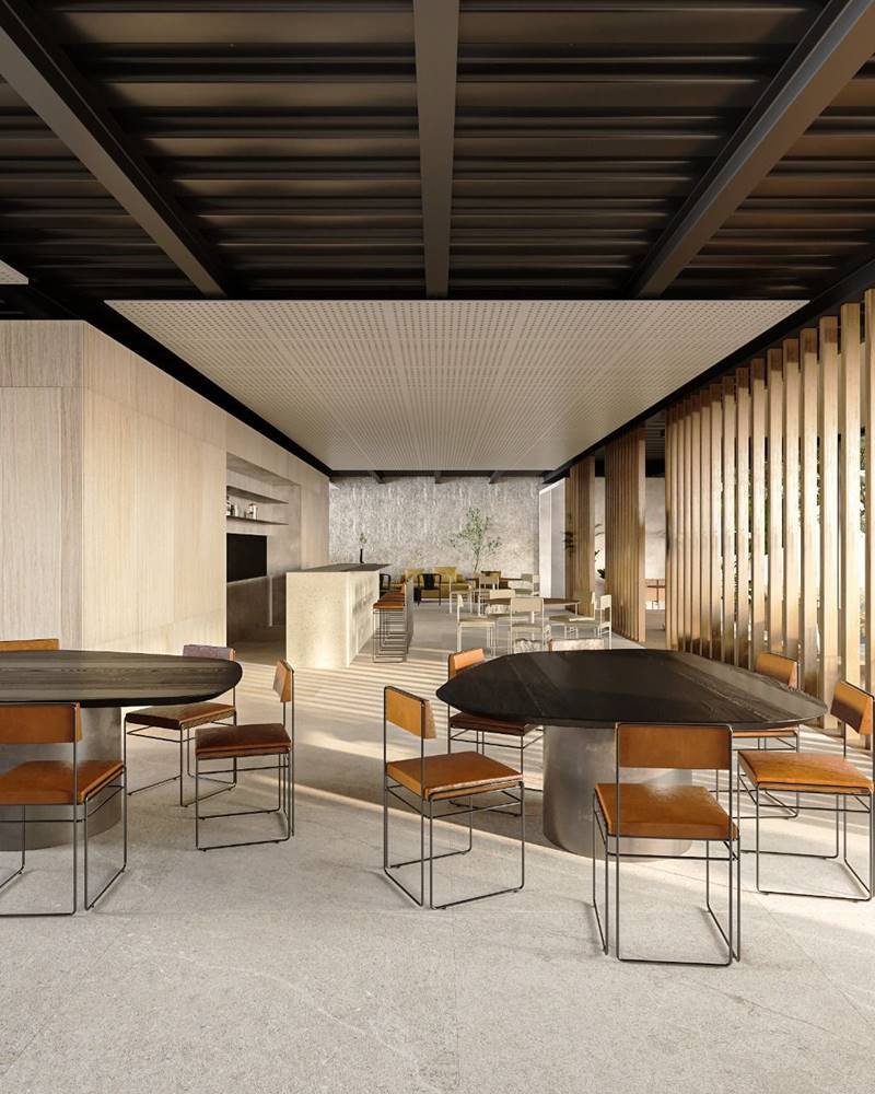 Projeto de restaurante salão