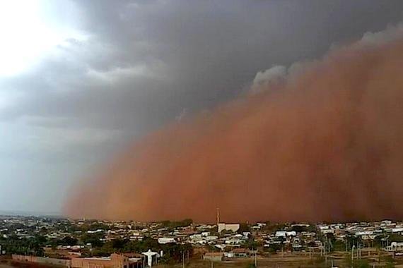 nuvem de areia