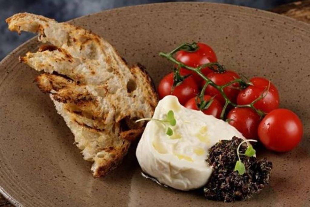 Burrata defumada