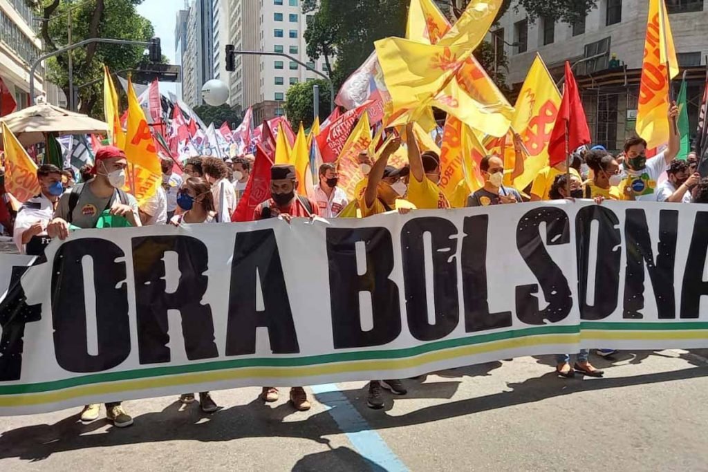 Protesto contra o governo Bolsonaro no RIo de janeiro 1