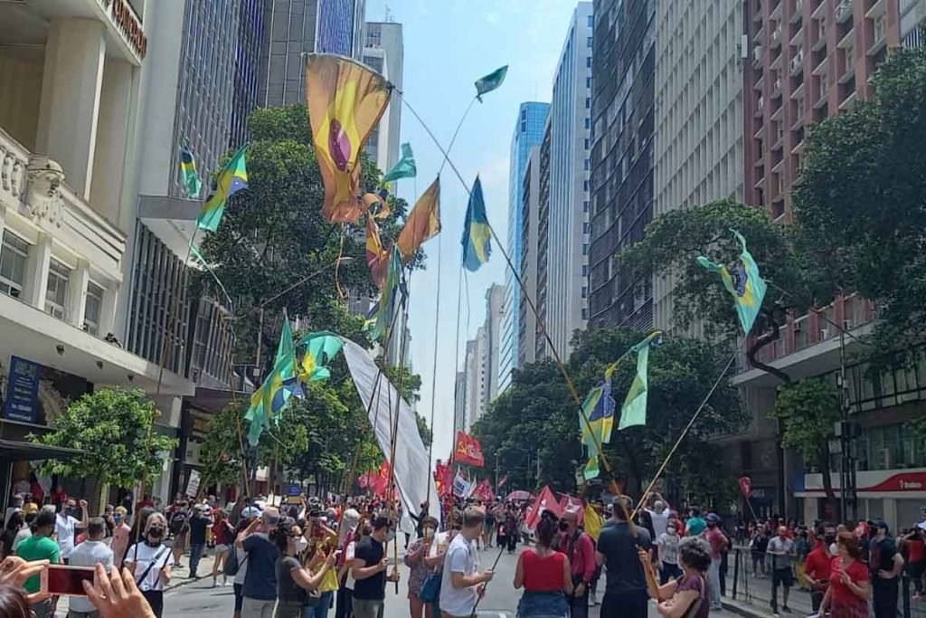 Protesto contra o governo Bolsonaro no RIo de janeiro 1