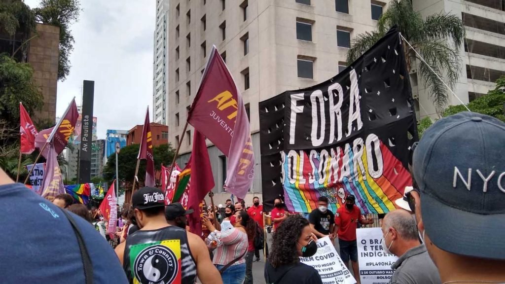 protesto contra o governo bolsonaro na avenida paulista em são paulo 1