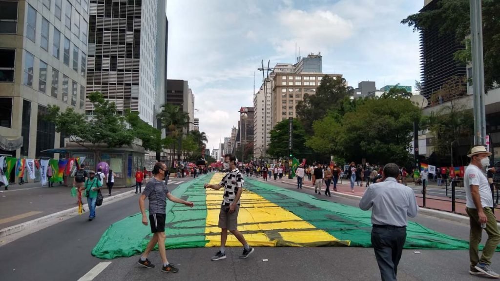 protesto contra o governo bolsonaro na avenida paulista em são paulo 1
