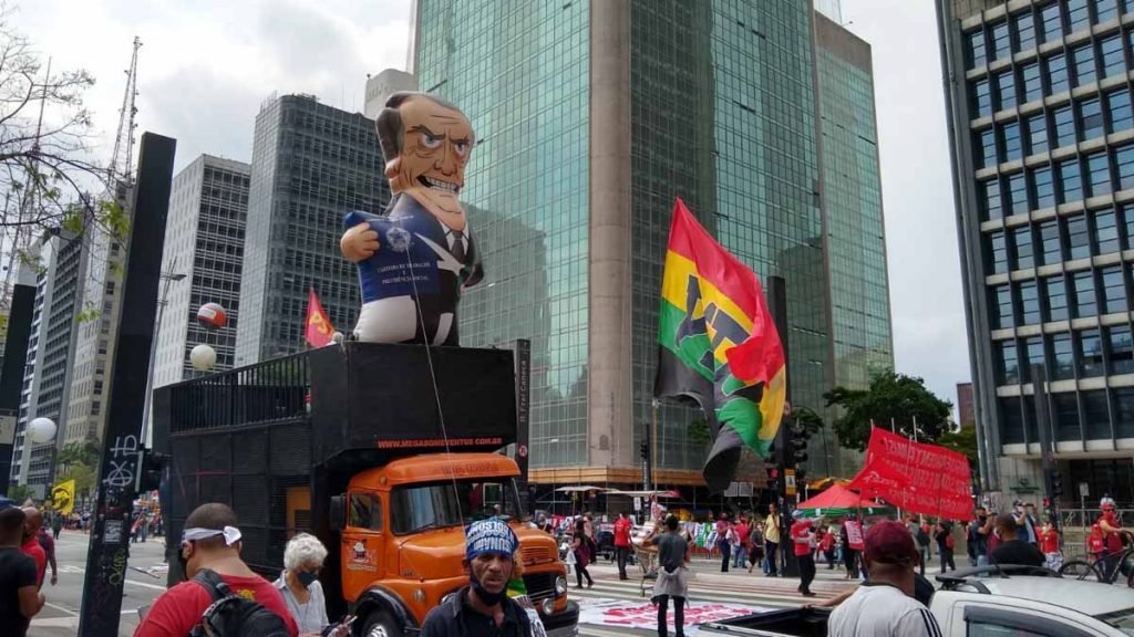protesto contra o governo bolsonaro na avenida paulista em são paulo 1
