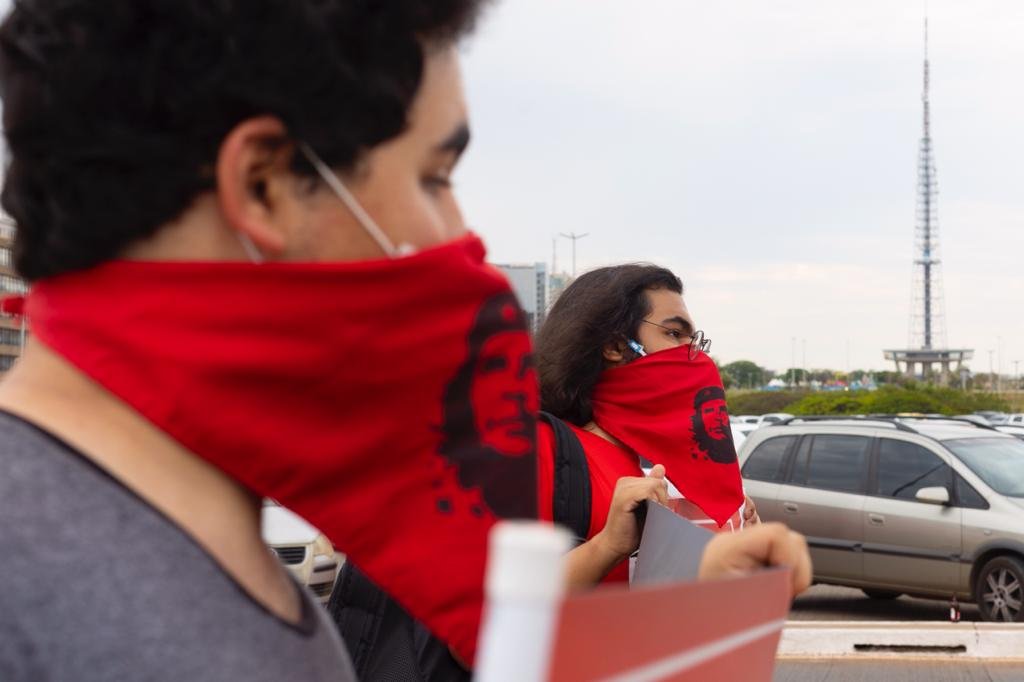 protesto contra o governo bolsonaro no eixo monumemtal em brasilia 14