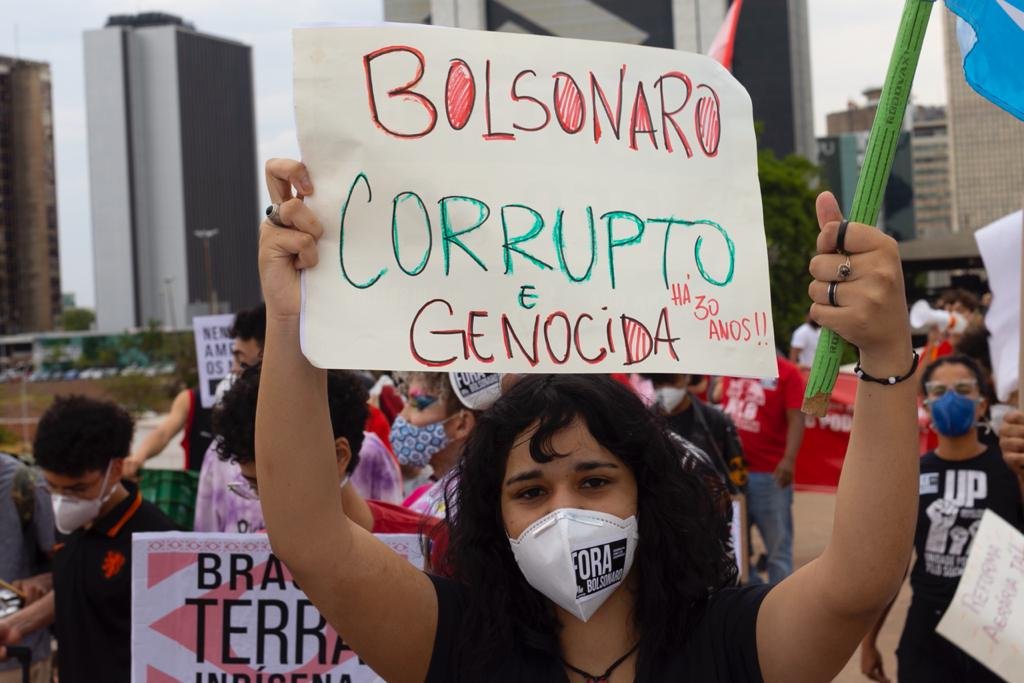 protesto contra o governo bolsonaro no eixo monumemtal em brasilia 14