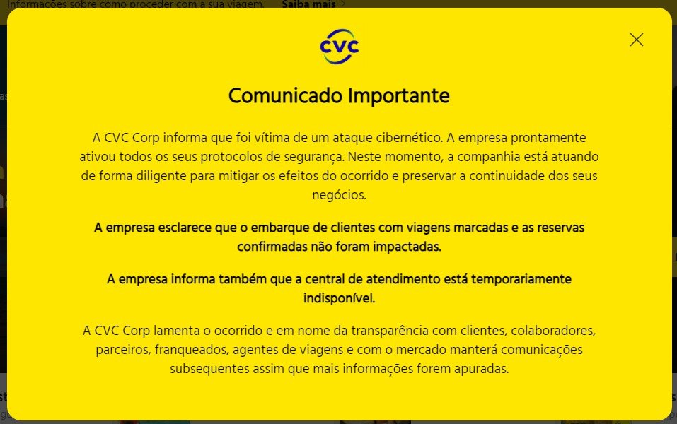 CVC Corp lança site de apoio ao agente de viagem