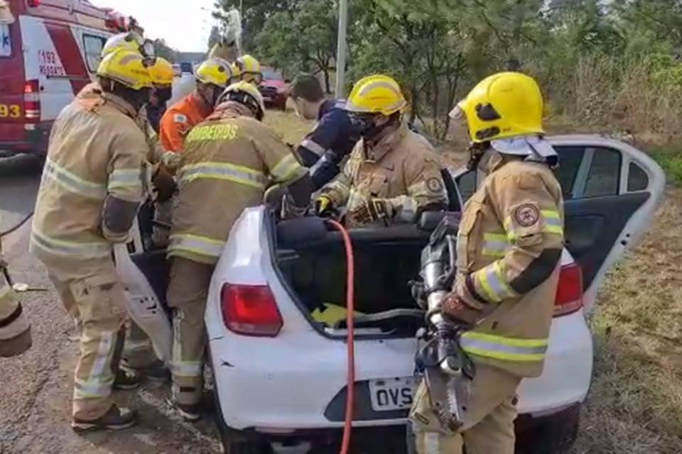 Acidente de trânsito no DF