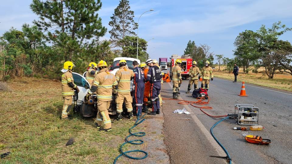 Acidente de trânsito no DF