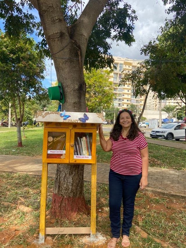 Mini Biblioteca na Quadra 301, em Águas Claras