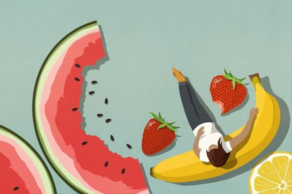 ilustração de frutas