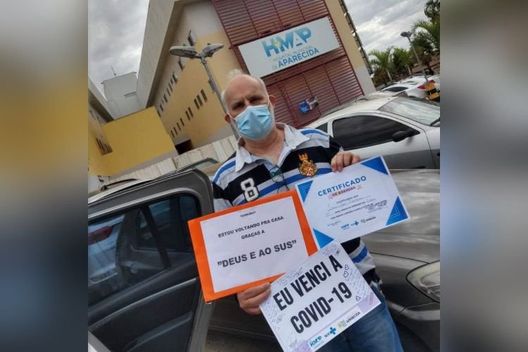 Empresário goiano Ivan José Tavares, de 58 anos, venceu a Covid-192