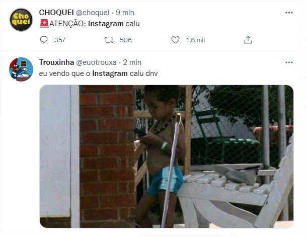 Instagram fora do ar