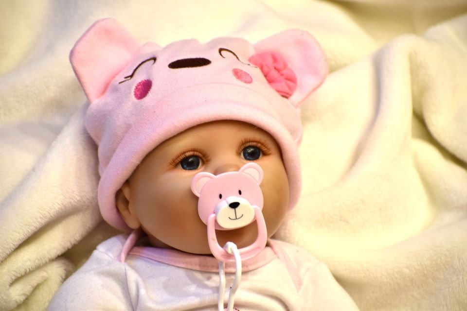 Boneca Bebe Reborn 57cm, bebe realista, boneca real Reborn Olhos