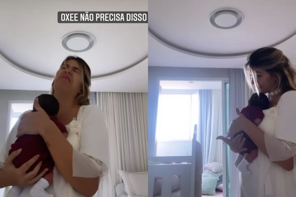 Lore compartilha dificuldades da maternidade com seguidores