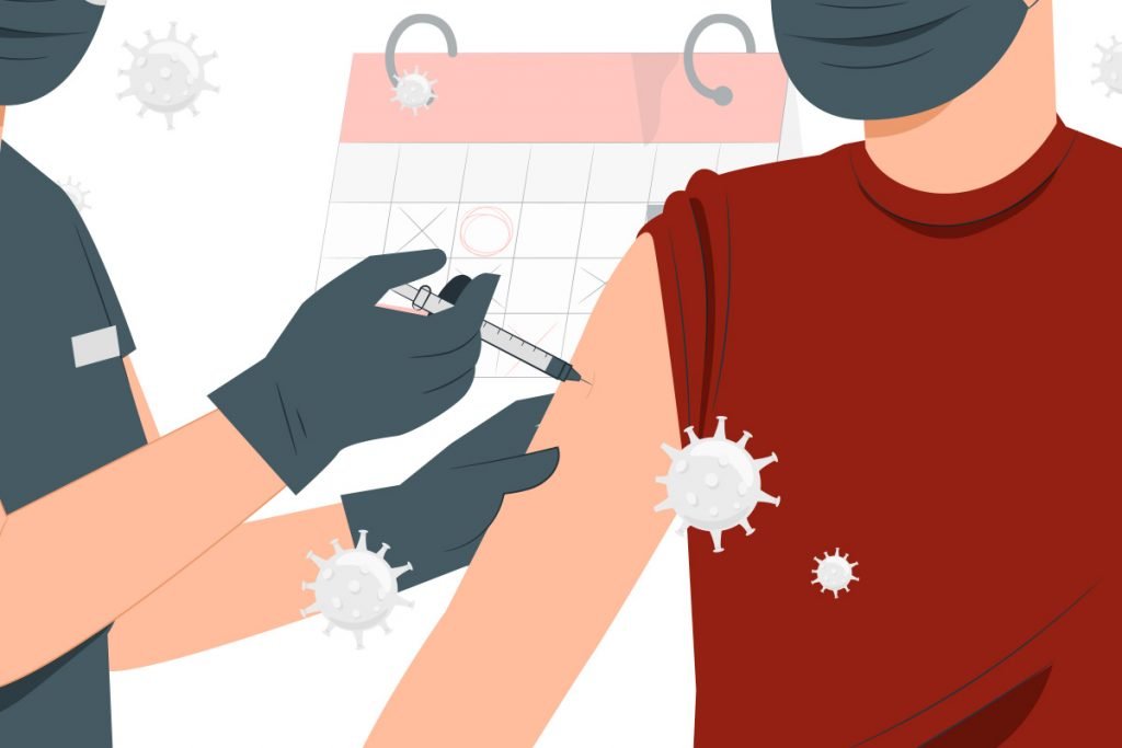 ilustração vacinação