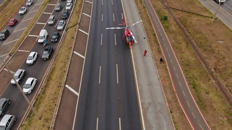 Mulher morre após ser atropelada por carro na EPTG, no DF, Distrito  Federal