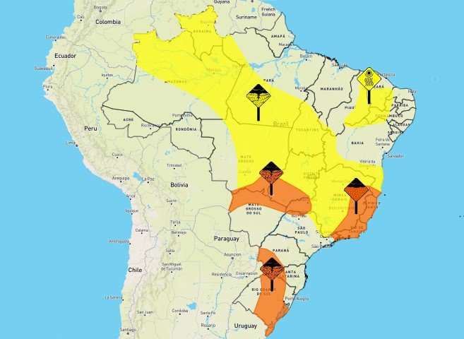 Chuva Coloca 15 Estados E O Df Em Alerta Nesta Segunda 11 10