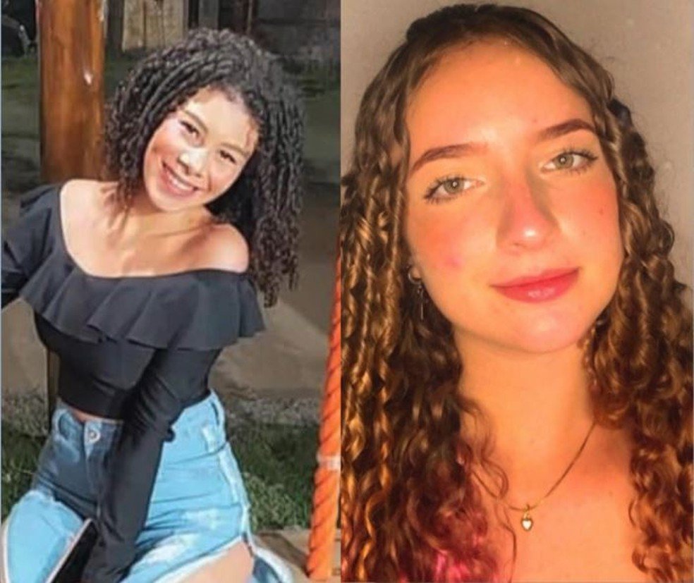 Julia Jamily e Letícia Koch, as duas de 16 anos, morreram no acidente