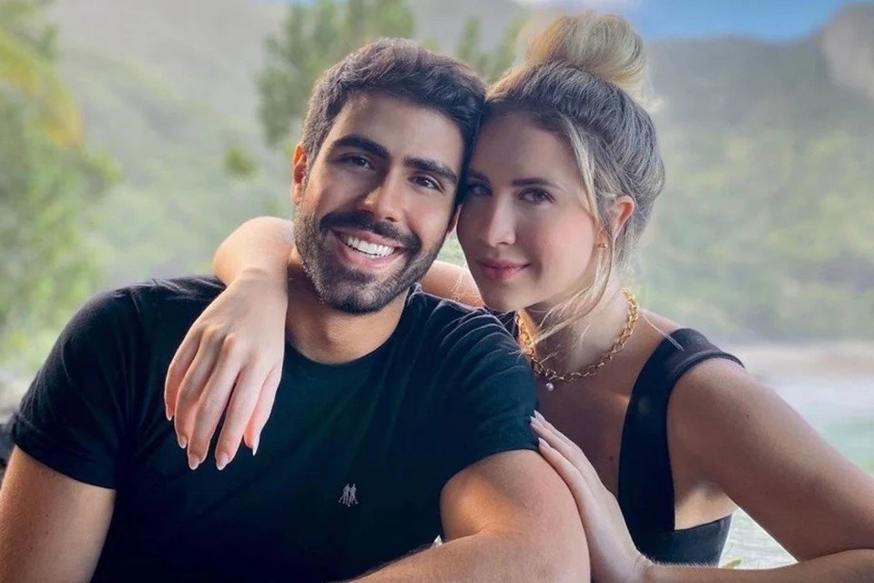 Juliano Laham e Raphaela Palumbo