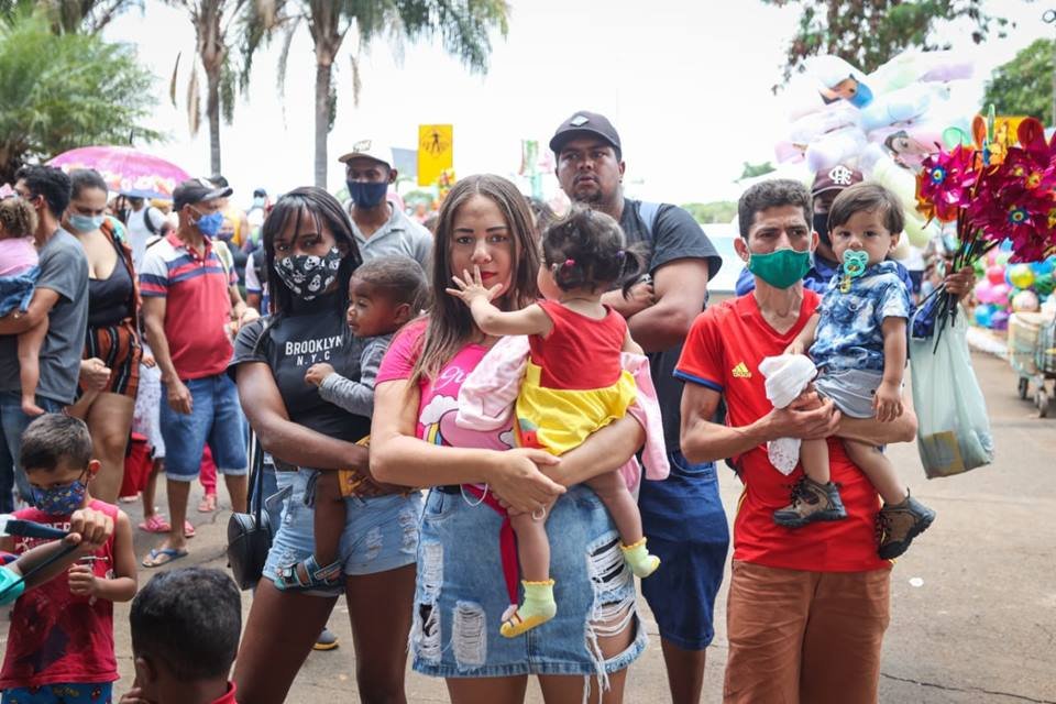 Zoo lotado no Dia das Crianças