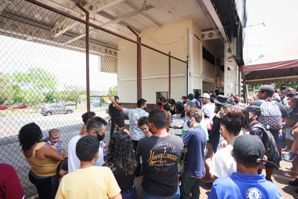 Zoo lotado no Dia das Crianças
