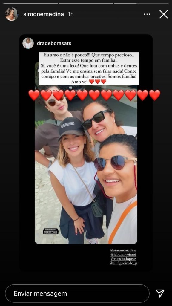 Simone Medina responde amigas