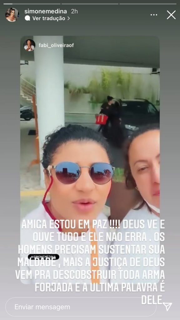 Simone Medina responde amigas