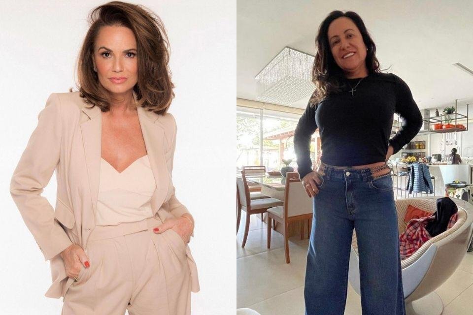Luiza Brunet e Simone Medina