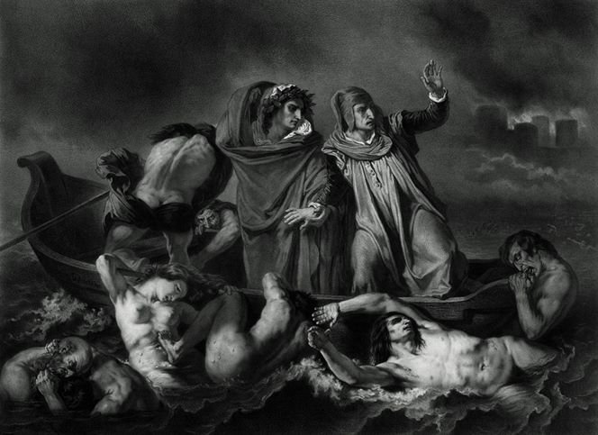 Canato retrata final da viagem de 'A Divina Comédia' em mural do