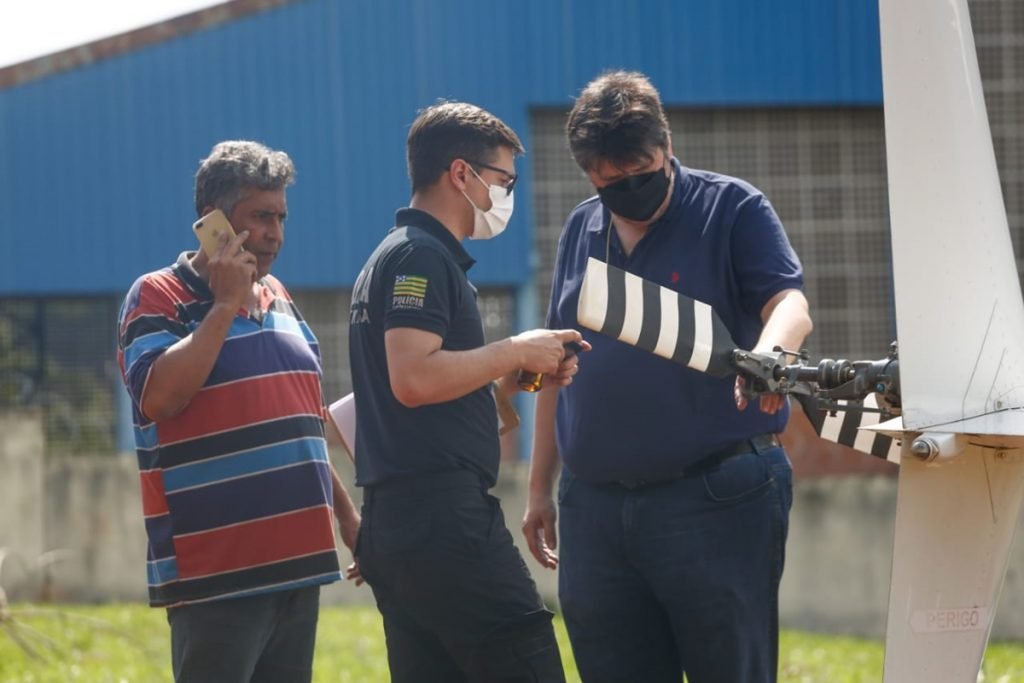 Helicóptero faz pouso forçado em Goiânia