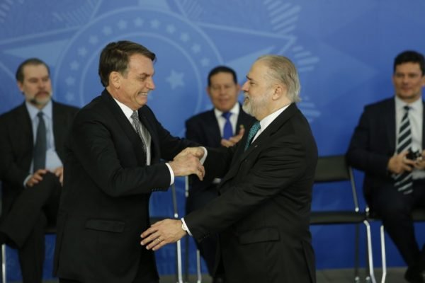 Jair Bolsonaro e Augusto Aras