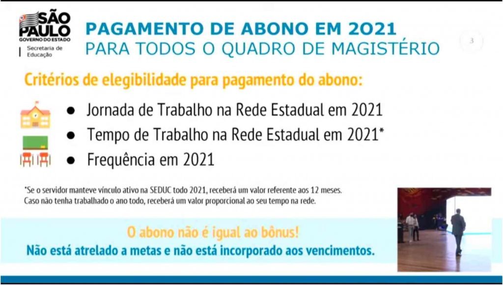 abono professores SP