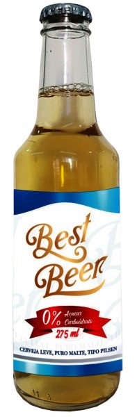 Cerveja <em>low carb</em> e sem açúcar Best Beer, da Hard Seltze - 275ml
