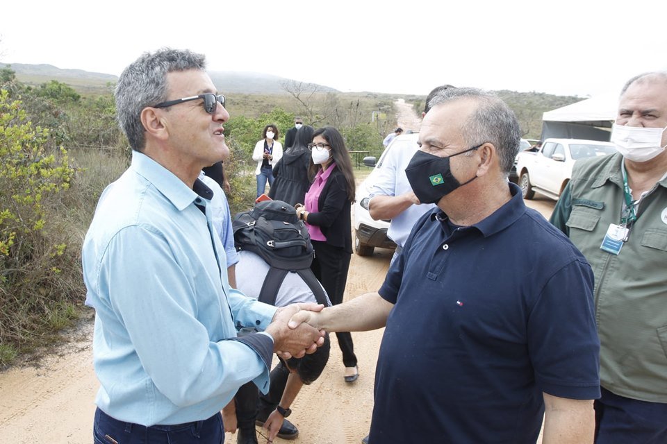 Rogério Marinho visita o Rio Sao Francisco