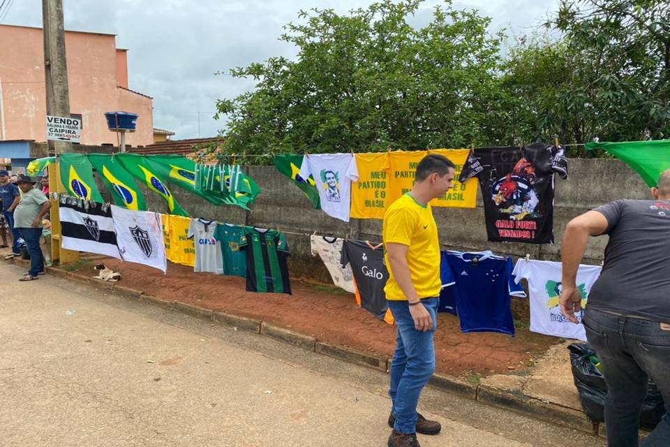 Bandeiras visita Bolsonaro à Minas Gerais