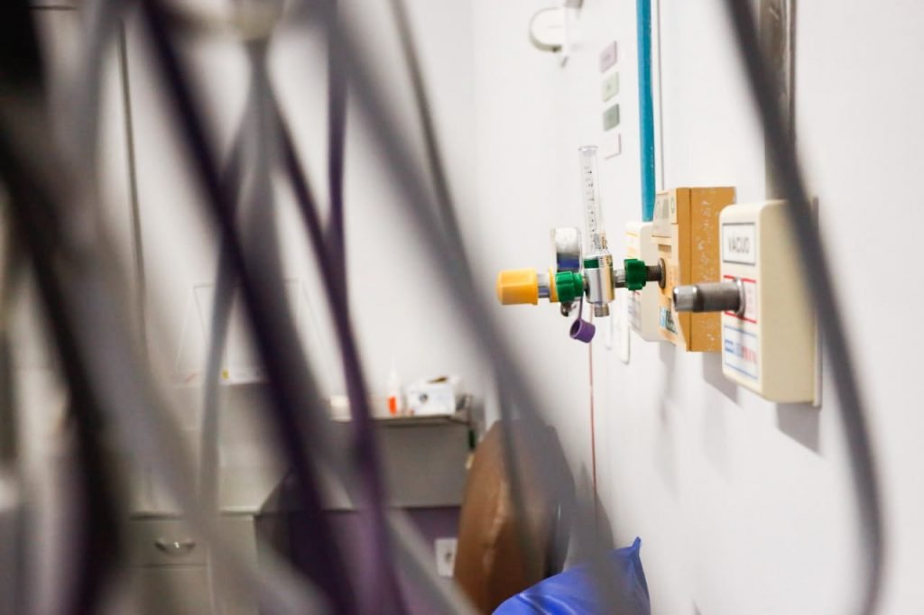 Parte do Núcleo de Apoio ao Paciente Paliativo, no Hospital Geral de Goiânia (HGG), Goiás