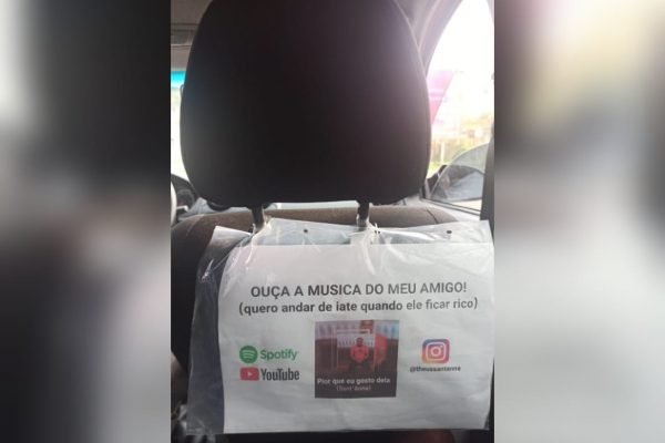 Motorista de aplicativo divulga música de amigo e viraliza no Rio de Janeiro (1)