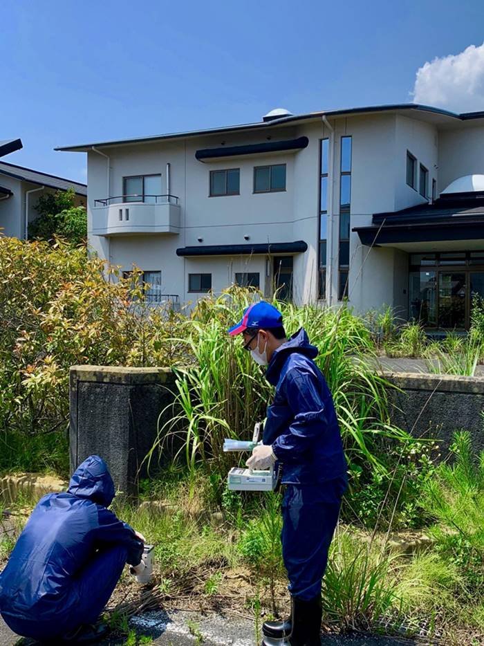 Técnicos em Fukushima