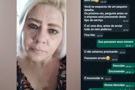 A cuidadora de idosos Cristiane Bueno Santanna, 43 anos, relata ter sido humilhada ao procurar emprego em uma casa de repouso