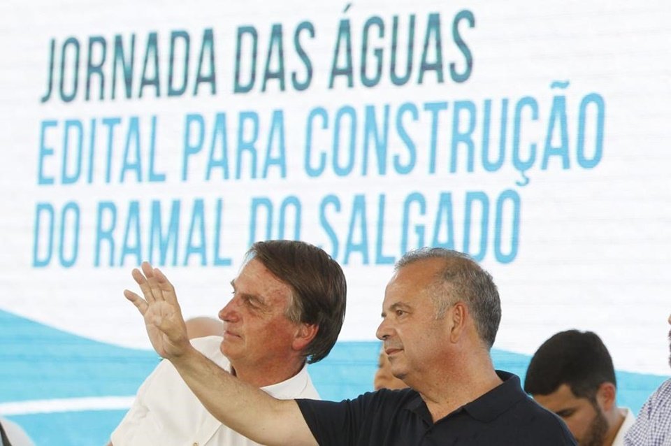 Bolsonaro e Rogério Marinho no Ceará