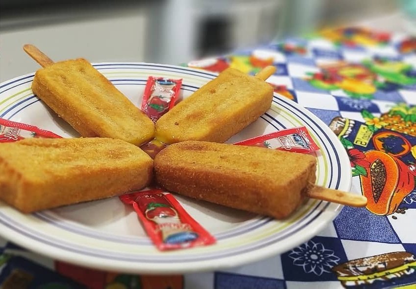 Picolé de coxinha